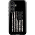 Black and White Camo American Flag Galaxy S25 Impact Case